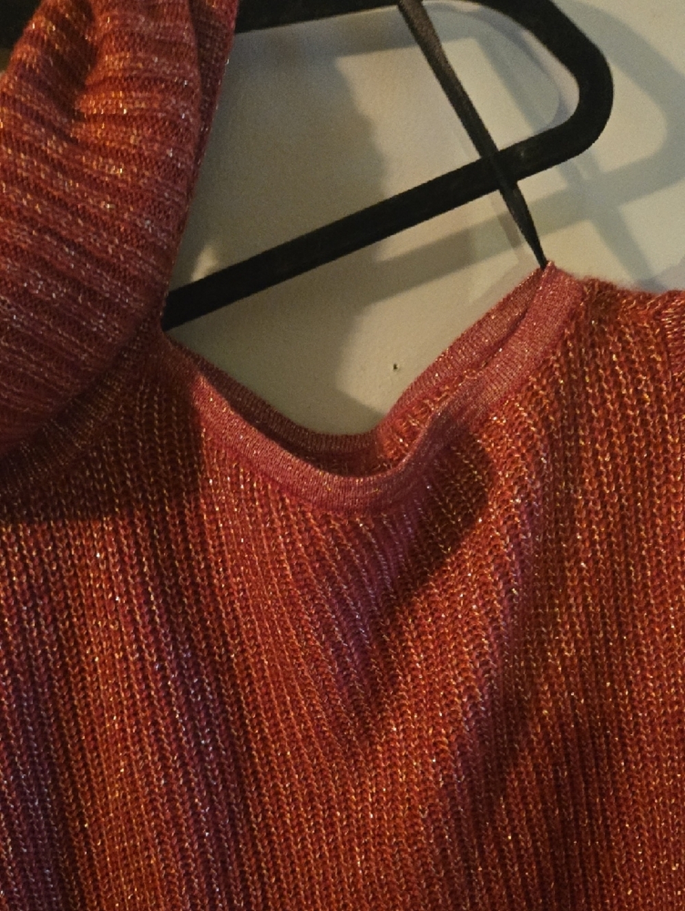 torrid Rust Pink Ribbed Turtleneck Sweater - Picture 3 of 5